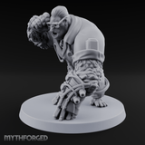 Glasses Adjusting Cyborg Gorilla Artificer Miniature for Dungeons and Dragons, Pathfinder or other TTRPGs