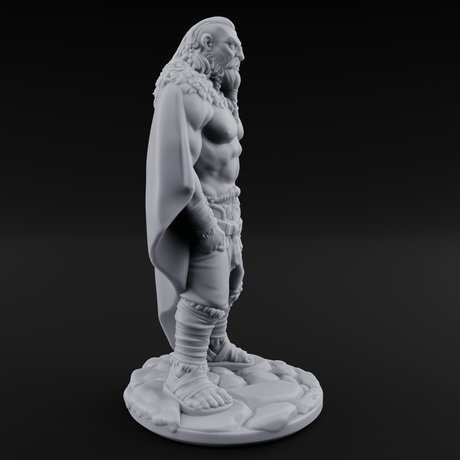 Belt Gripping Human Barbarian A Miniature for Dungeons and Dragons, Pathfinder or other TTRPGs