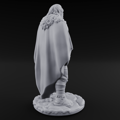 Belt Gripping Human Barbarian A Miniature for Dungeons and Dragons, Pathfinder or other TTRPGs