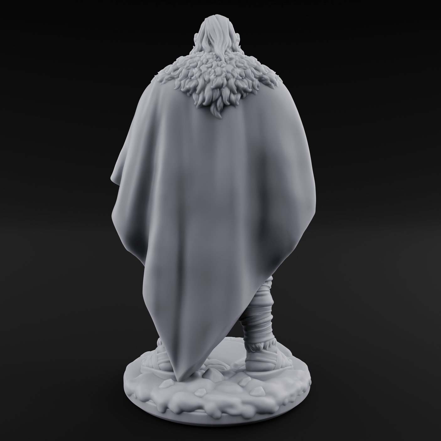 Belt Gripping Human Barbarian A Miniature for Dungeons and Dragons, Pathfinder or other TTRPGs