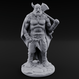 Belt Gripping Human Barbarians Miniature for Dungeons and Dragons, Pathfinder or other TTRPGs