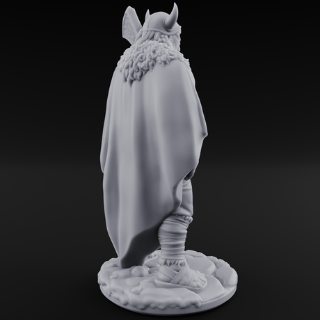 Belt Gripping Human Barbarian B Miniature for Dungeons and Dragons, Pathfinder or other TTRPGs