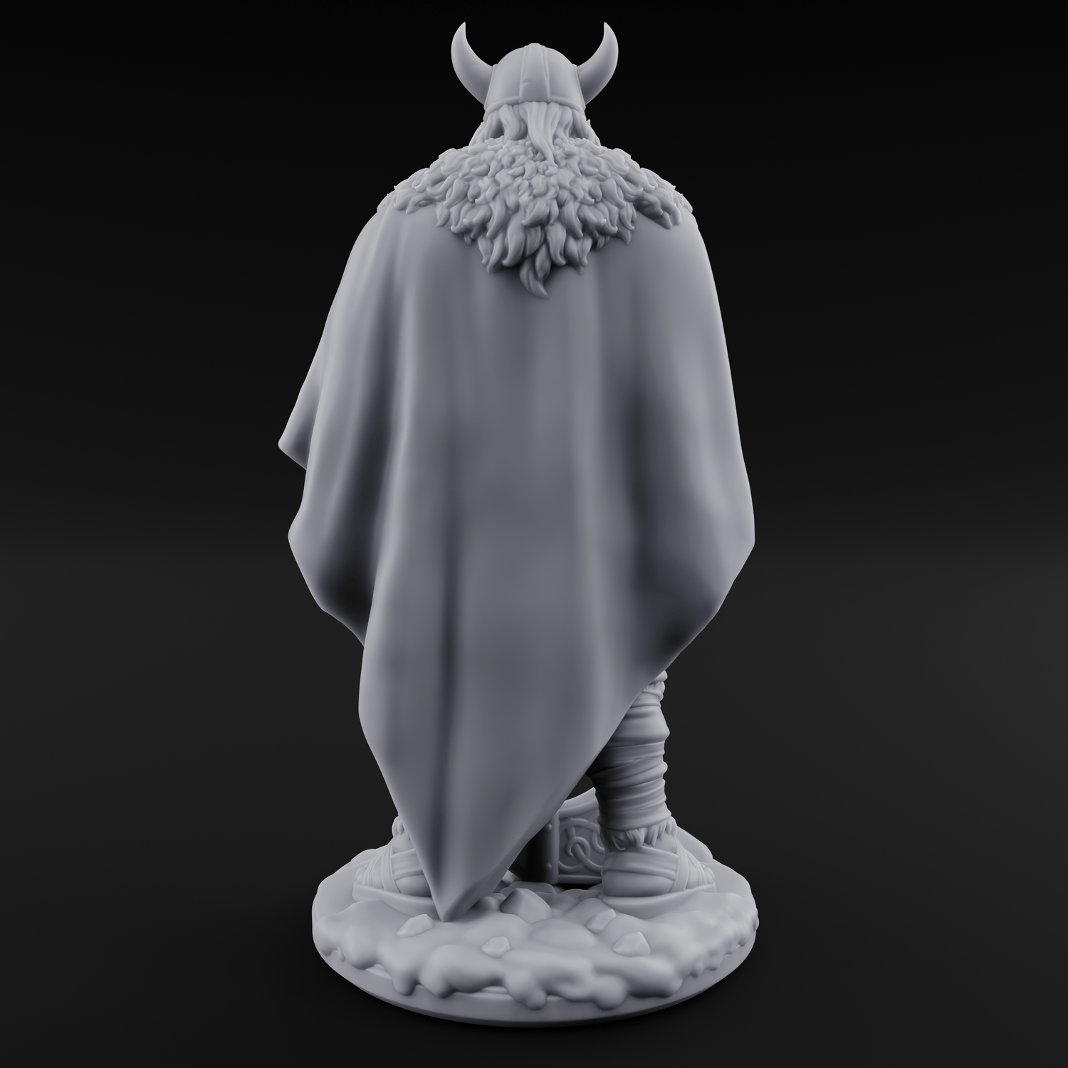 Belt Gripping Human Barbarian C Miniature for Dungeons and Dragons, Pathfinder or other TTRPGs