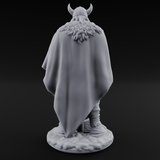 Belt Gripping Human Barbarian C Miniature for Dungeons and Dragons, Pathfinder or other TTRPGs