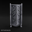 Vine-Relief Double-Paneled Noble Dresser Miniature for Dungeons and Dragons, Pathfinder or other TTRPGs