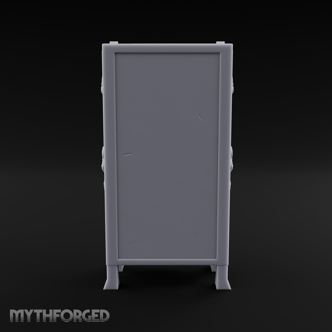 Vine-Relief Double-Paneled Noble Dresser Miniature for Dungeons and Dragons, Pathfinder or other TTRPGs