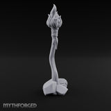 Vine-Twisted Stone-Based Standing Torch Post gallery 3