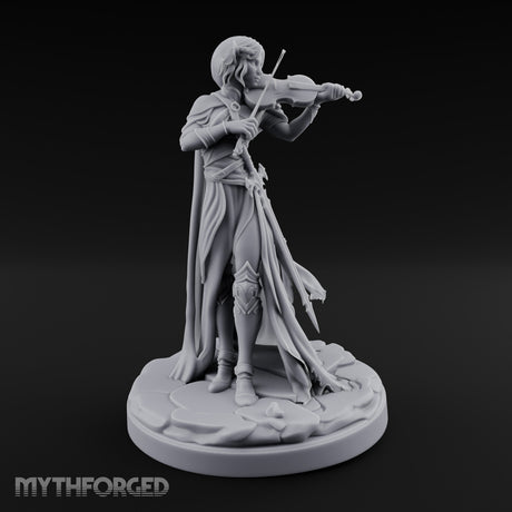 Violin Playing Cloak Trailing Elf Bard gallery 1