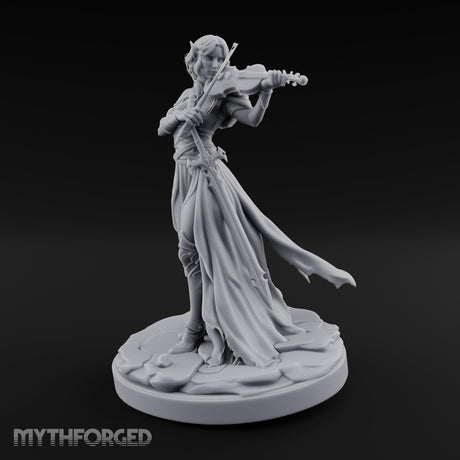 Violin Playing Cloak Trailing Elf Bard gallery 15