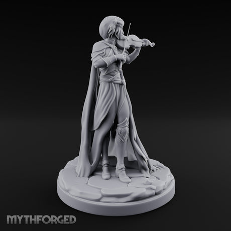 Violin Playing Cloak Trailing Elf Bard gallery 3