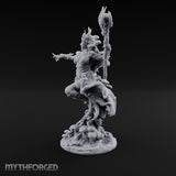 The Forest Floor Followed Her Up Dryad Fungal Druid
