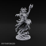 The Forest Floor Followed Her Up Dryad Fungal Druid