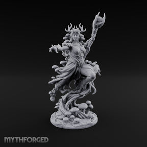 The Forest Floor Followed Her Up Dryad Fungal Druid