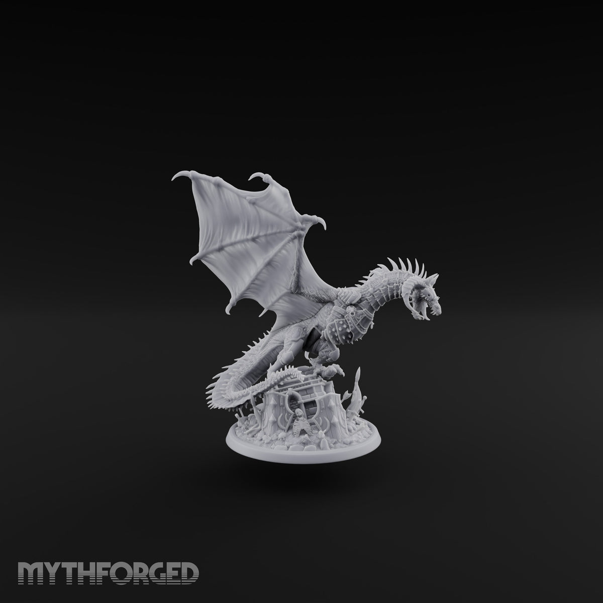 The War Below Looks Small Armoured War Dragon