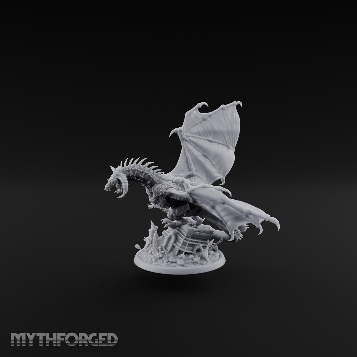 The War Below Looks Small Armoured War Dragon