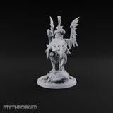 Steel, Feather and Fang Human Winged Hussar on Dire Wolf B