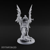 Steel, Feather and Fang Human Winged Hussar on Dire Wolf C