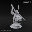 Steel, Feather and Fang Human Winged Hussar on Dire Wolf D