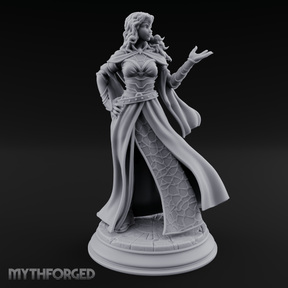 Cloak Billowing Majestically Human Noble Miniature for Dungeons and Dragons, Pathfinder or other TTRPGs
