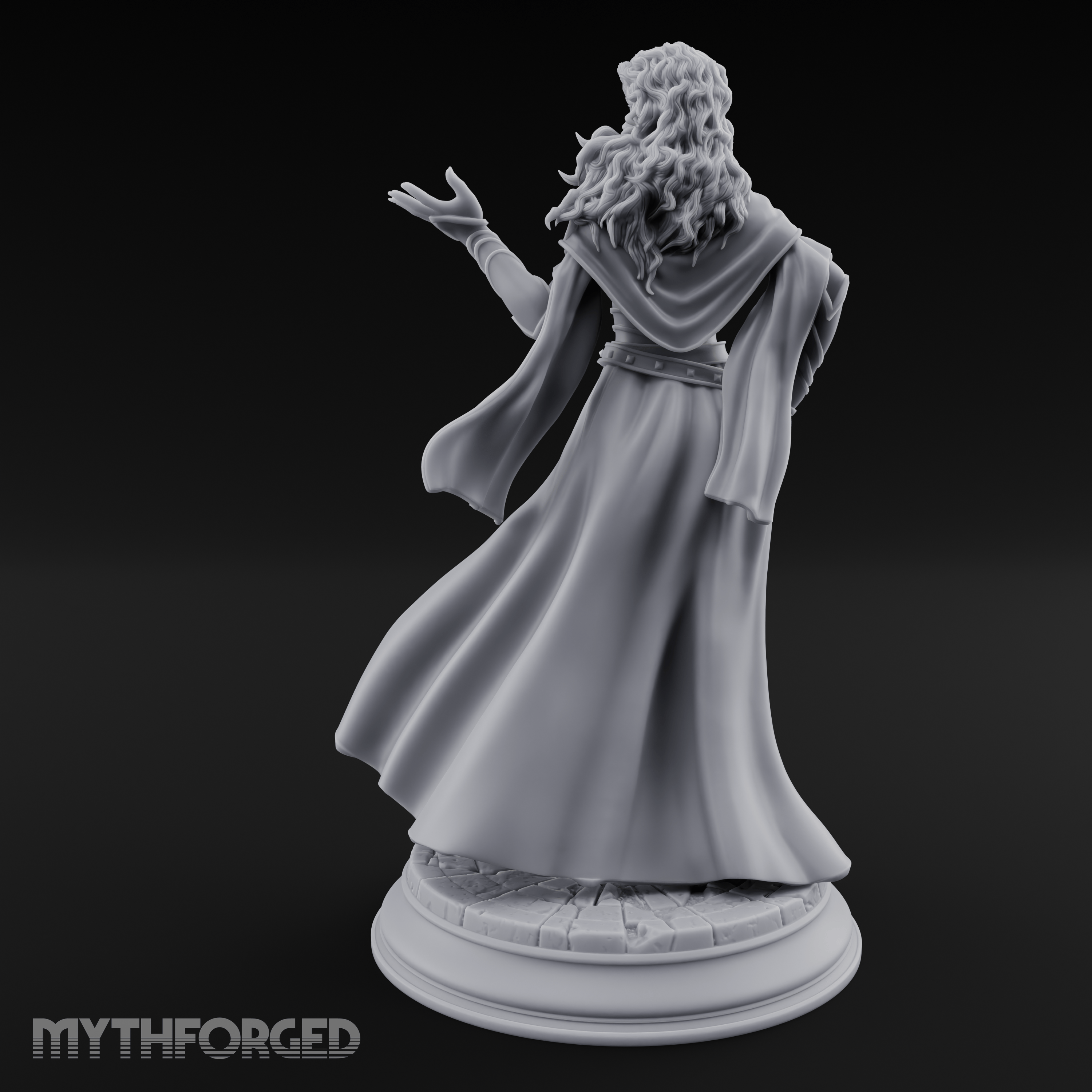 Cloak Billowing Majestically Human Noble