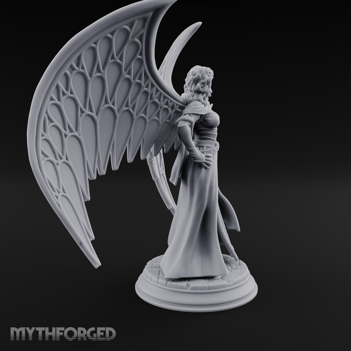 Cloak Billowing Majestically Human Noble Miniature for Dungeons and Dragons, Pathfinder or other TTRPGs