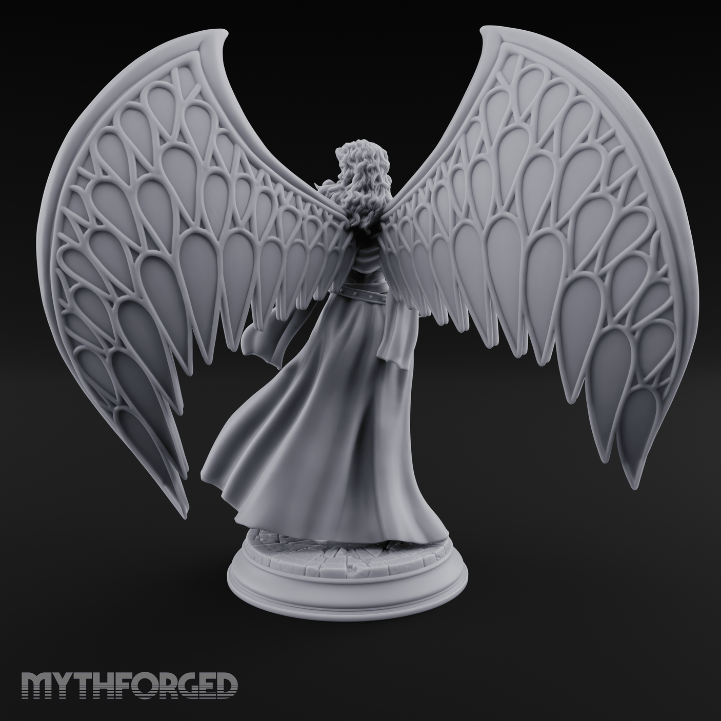Cloak Billowing Majestically Human Noble Miniature for Dungeons and Dragons, Pathfinder or other TTRPGs
