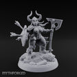 Arrow Peppered Dwarf Draugr Pinup Miniature for Dungeons and Dragons, Pathfinder or other TTRPGs