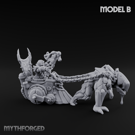 Storming Forward Dwarf Siege Troops B Miniature for Dungeons and Dragons, Pathfinder or other TTRPGs