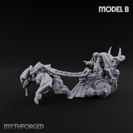 Storming Forward Dwarf Siege Troops B Miniature for Dungeons and Dragons, Pathfinder or other TTRPGs