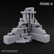 Snow Capped Ruined Stone Wall A — Standard