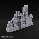 Snow Capped Ruined Stone Wall B — Standard
