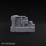 Snow Capped Ruined Stone Wall E — Standard