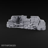 Snow Capped Ruined Stone Wall E — Standard