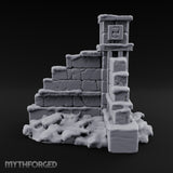 Snow Capped Ruined Stone Wall F — Snow