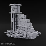 Snow Capped Ruined Stone Wall F — Standard