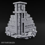Snow Capped Ruined Stone Wall F — Standard