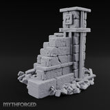 Snow Capped Ruined Stone Wall F — Standard