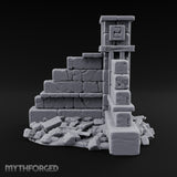 Snow Capped Ruined Stone Wall F — Standard