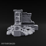 Snow Capped Ruined Stone Wall G — Snow
