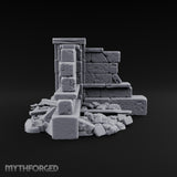 Snow Capped Ruined Stone Wall G — Standard