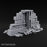 Snow Capped Ruined Stone Wall G — Standard