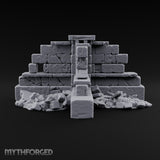 Snow Capped Ruined Stone Wall G — Standard