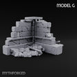 Snow Capped Ruined Stone Wall G — Standard