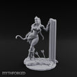 Wall Leaning Whip Ready Human Barbarian Miniature for Dungeons and Dragons, Pathfinder or other TTRPGs