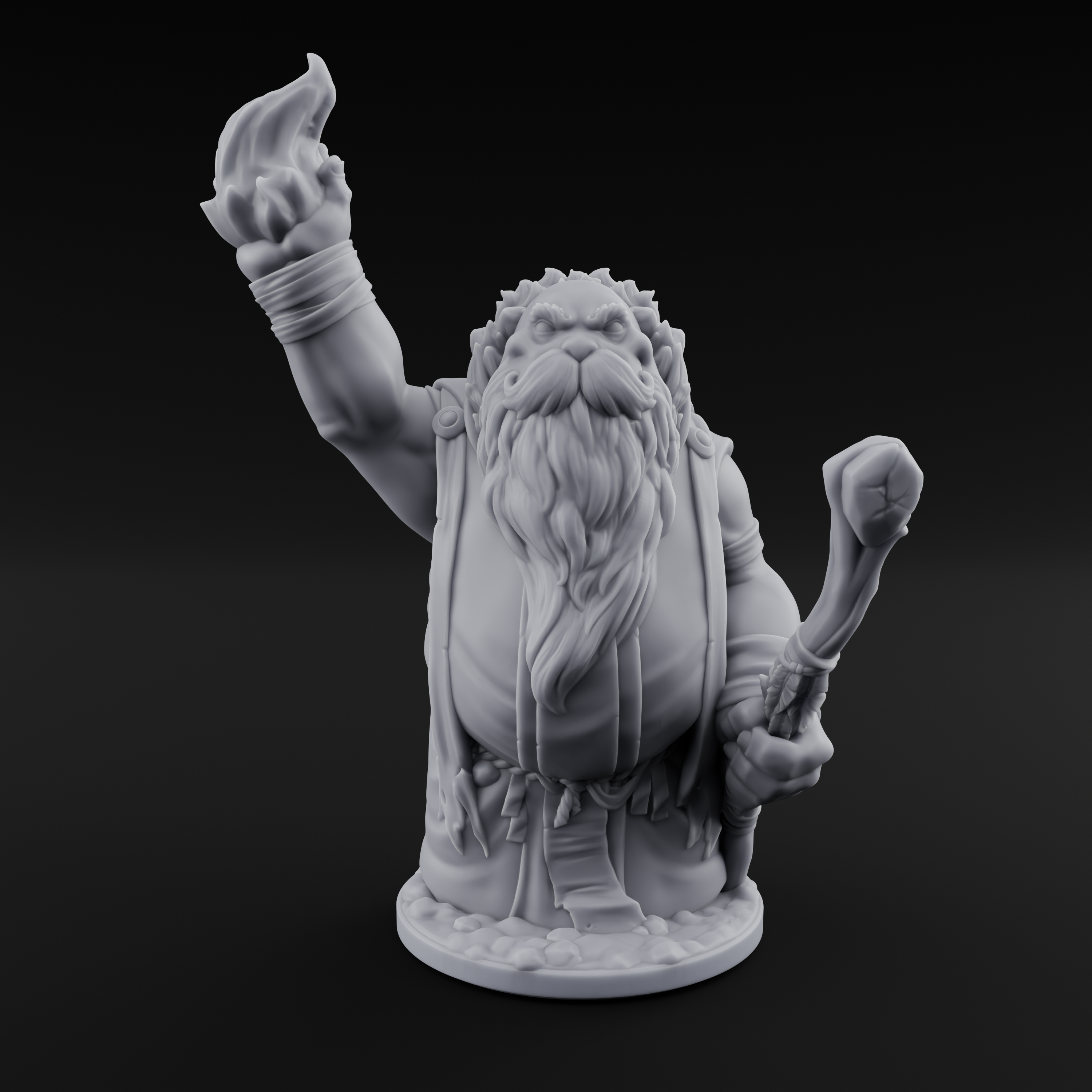 Flame Tossing Walrusfolk Mage