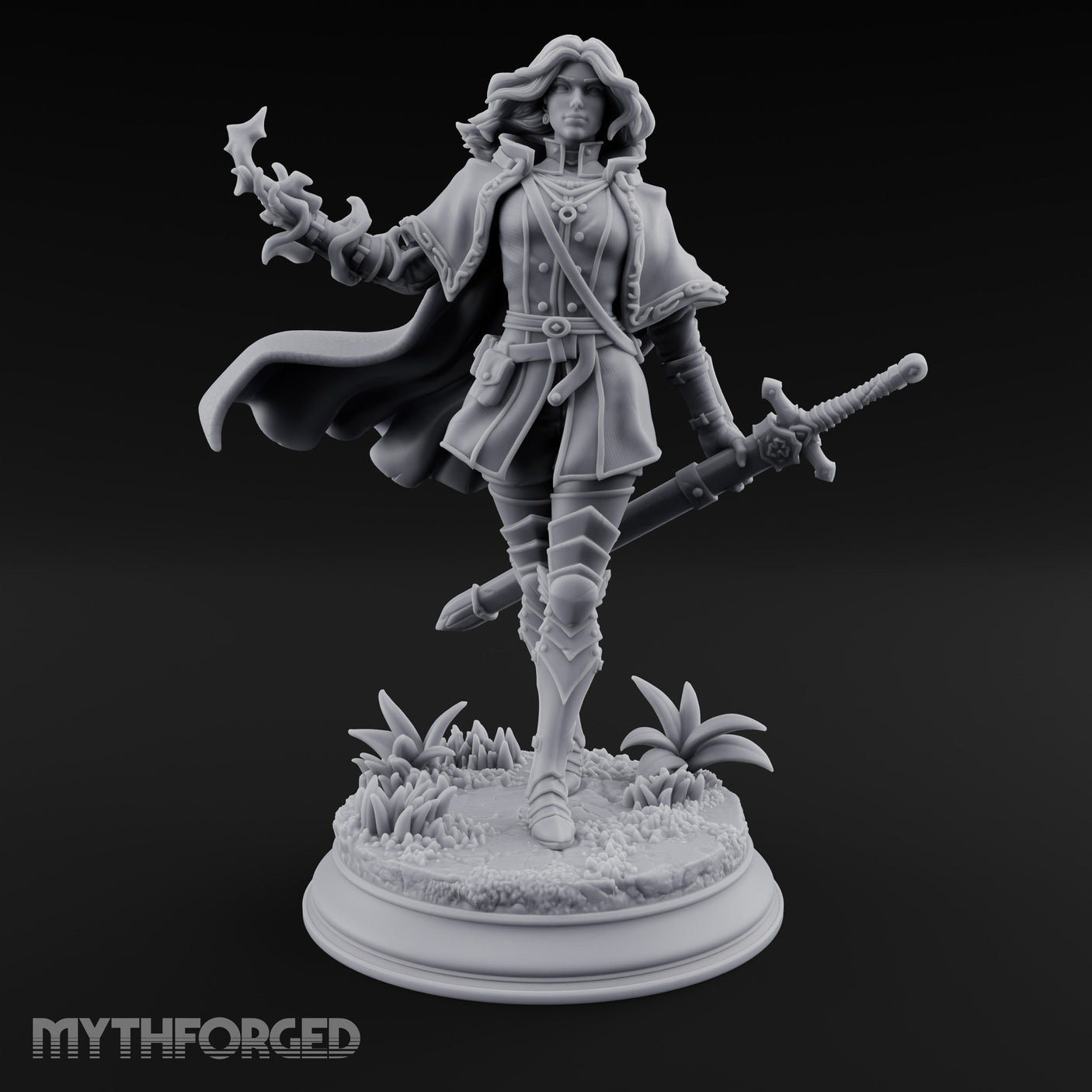 Wand Twirling Sword Drawing Human Spellsword — 32mm