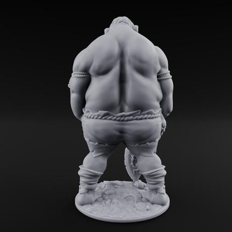 Slouching With Intent Hill Giant Wanderer Miniature for Dungeons and Dragons, Pathfinder or other TTRPGs