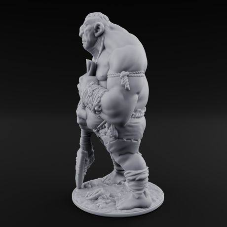 Slouching With Intent Hill Giant Wanderer Miniature for Dungeons and Dragons, Pathfinder or other TTRPGs