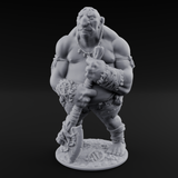 Slouching With Intent Hill Giant Wanderer Miniature for Dungeons and Dragons, Pathfinder or other TTRPGs