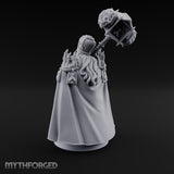 Shouldering Mighty Hammer Lord Miniature for Dungeons and Dragons, Pathfinder or other TTRPGs